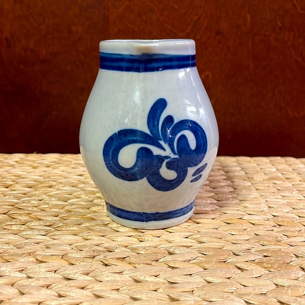 Salt glaze style pitcher